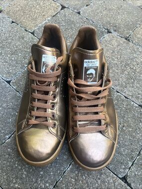 RAF SIMONS x ADIDAS bronze Stan Smith  shoes, size 7.5